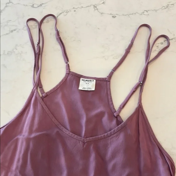 Free People Pink Ruffled Asymmetrical Sundress - Picture 5 of 6